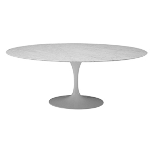 Oval  Tulip Dining Table - H 28